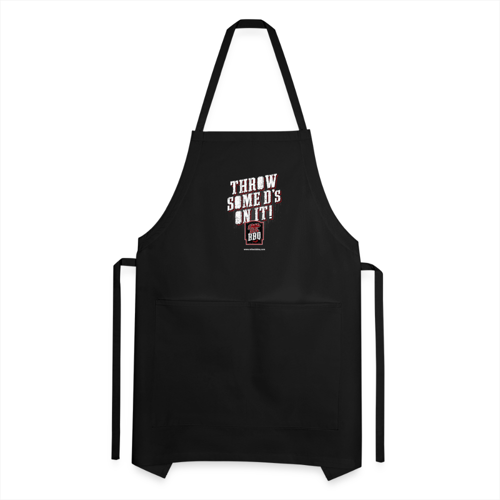 Mike D's BBQ Adjustable Apron - black